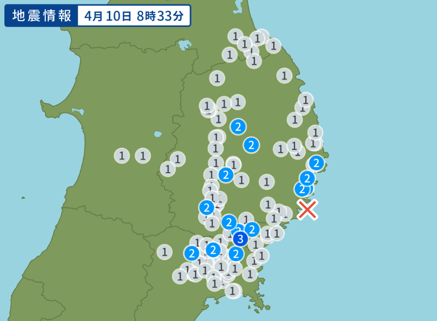 日本岩手县发生地震 多地震感明显