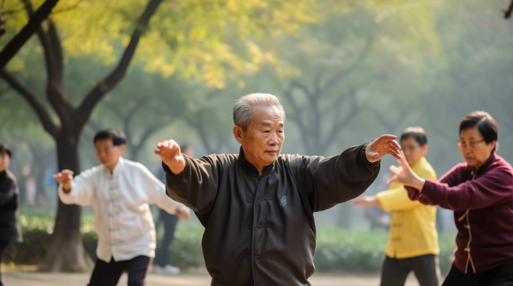 德媒:中国老年人健身创意多姿多彩